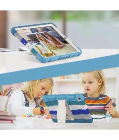 Ohišje za Samsung Tab A7 Lite 8,7" Oklepno s stojalom Modro