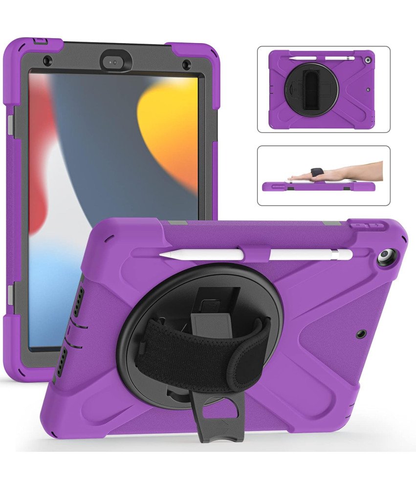 Etui do iPad Pro 10.5” z Podstawką i Paskiem na Ramię Fioletowe