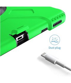 Etui do iPad Air 5/4 z Obrotową Podstawką i Miejscem na Rysik Zielone