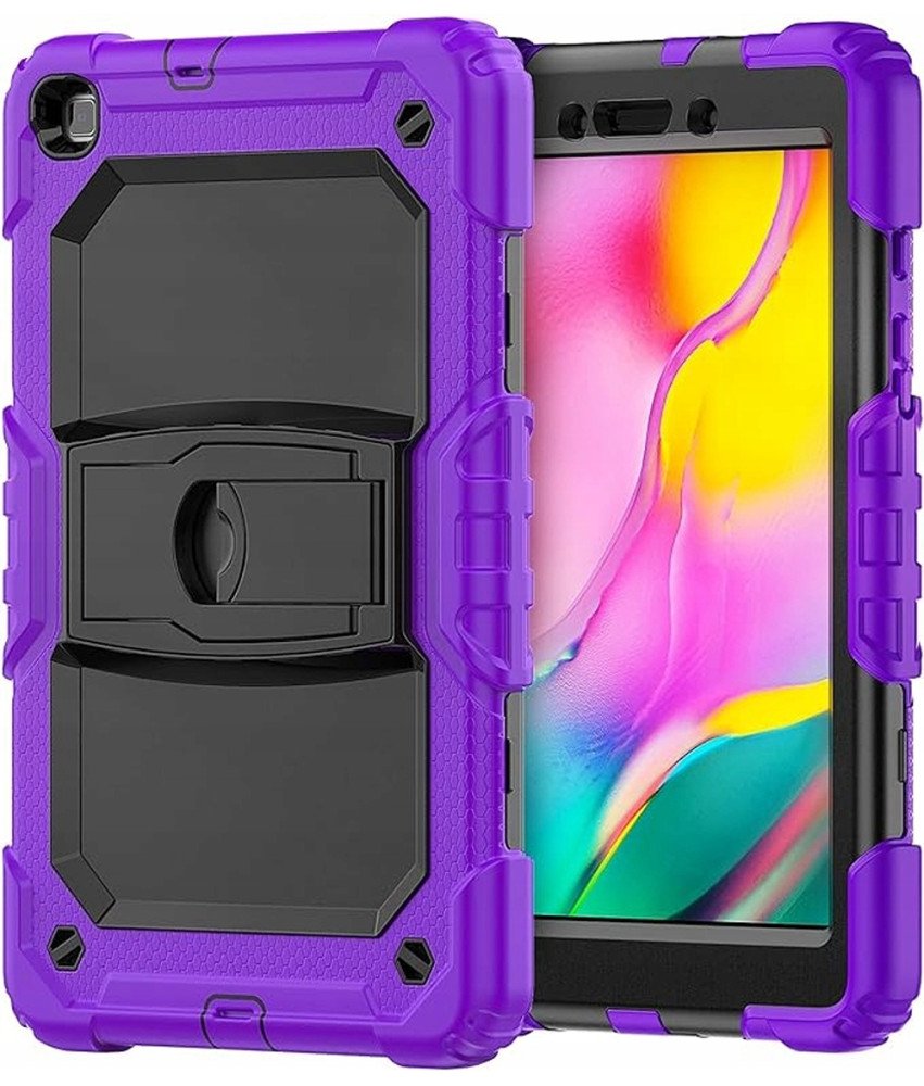 Etui do Samsung Galaxy Tab A 8.0" Pancerne z Podstawką Fioletowe