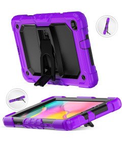 Etui do Samsung Galaxy Tab A 8.0" Pancerne z Podstawką Fioletowe