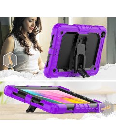 Ohišje za Samsung Galaxy Tab A 8.0" Armoured s stojalom Purple