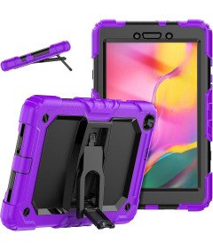 Ohišje za Samsung Galaxy Tab A 8.0" Armoured s stojalom Purple
