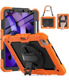 Etui do iPad Air 5/Air 4/ Pro 11 z Paskiem na Ramię Pomarańczowe