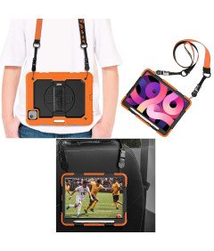 Etui do iPad Air 5/Air 4/ Pro 11 z Paskiem na Ramię Pomarańczowe