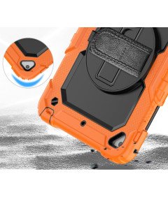 Etui do iPad 9/8/7 10.2” z Podstawką i Paskiem na Ramię Pomarańczowe