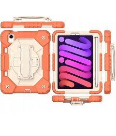 Etui do iPad Mini 6 8,3” z Podstawką i Paskiem na Ramię Pomarańczowe