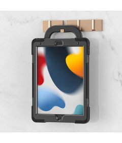 Etui do iPad 9/8/7 10.2” Pancerne z Obrotową Podstawką Czarne