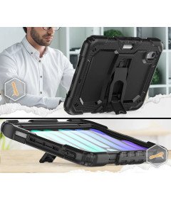 Ohišje za iPad Mini 6 8,3" s stojalom in držalom za pisalo Črno