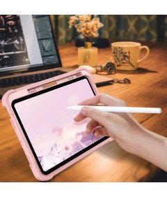 Etui do iPad Air 5/Air 4/ Pro 11 z Podstawką i Paskiem na Ramię Różowe