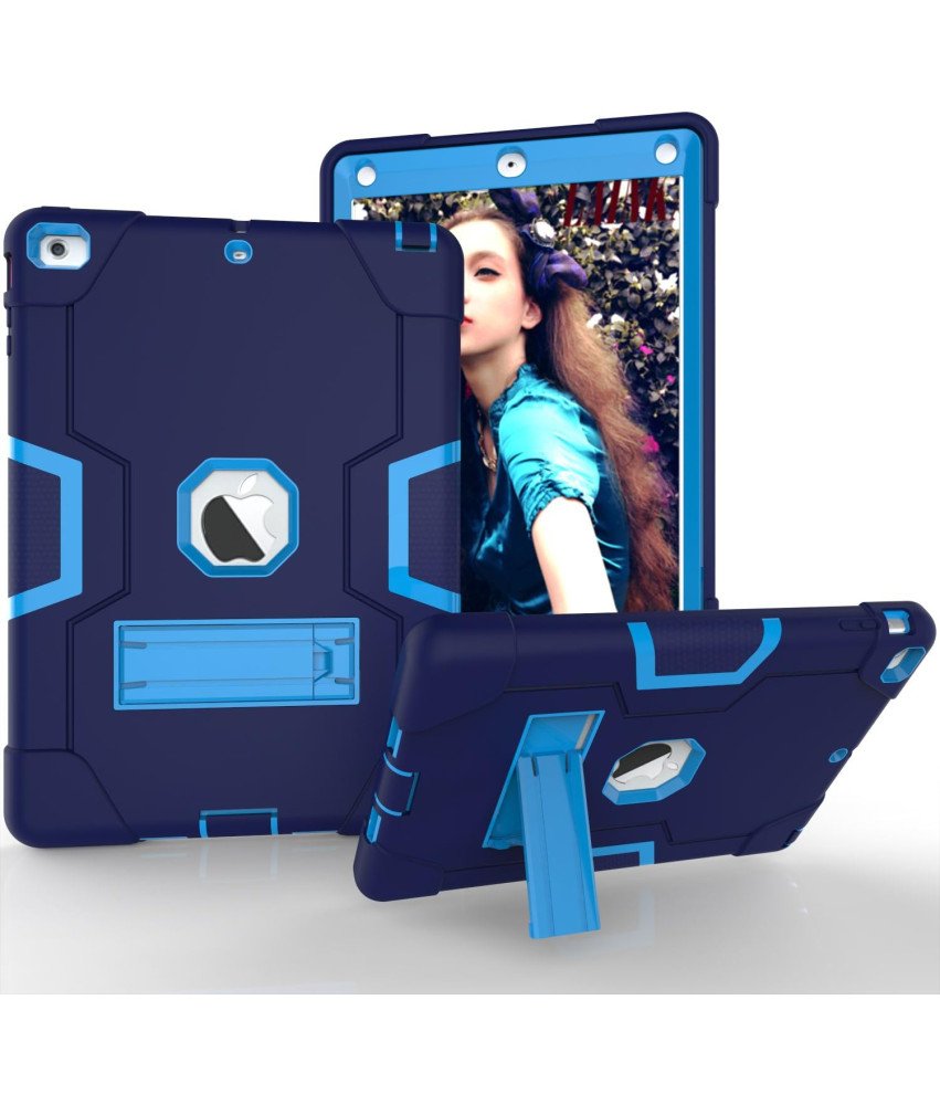 Ohišje za iPad 9,7" 2018/2017 Armoured s stojalom Blue