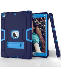 Ohišje za iPad 9,7" 2018/2017 Armoured s stojalom Blue
