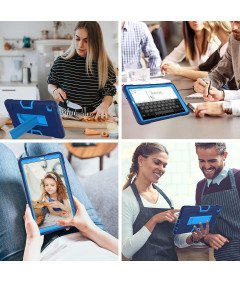 Etui do Samsung Galaxy Tab A 8.0” Pancerne z Podstawką Niebieskie