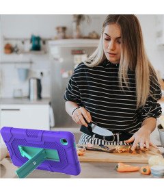 Etui do Samsung Galaxy Tab A7 Lite Pancerne z Podstawką Fioletowe