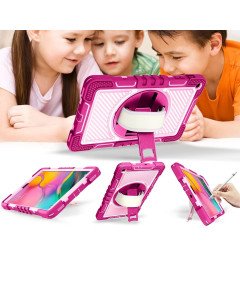 Etui do Samsung Galaxy Tab A 10.1” Podstawka i Pasek na Ramię Różowe