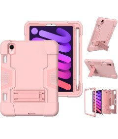 Etui do iPad Mini 6 8,3” z Podstawką i Miejscem na Rysik Różowe