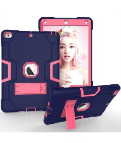 Etui do iPad 6/5 9.7" Pancerne z Podstawką Granatowe