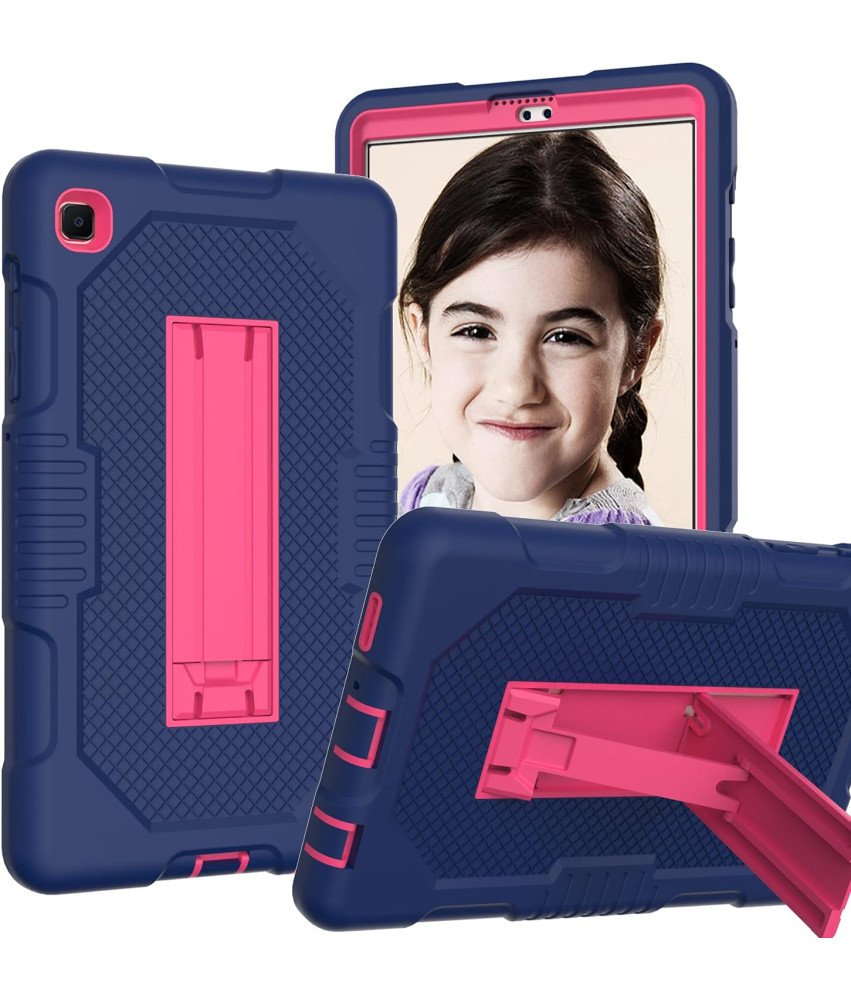 Etui do Samsung Galaxy Tab A7 Lite 8.7" Pancerne z Podstawką Granatowe