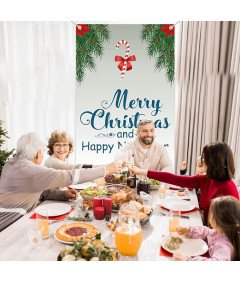 Božični okraski Božična vrata Banner 185x90