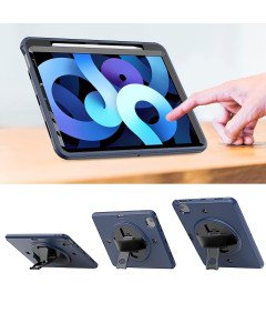 Etui do iPad Pro 3/2/1 11” z Podstawką i Paskiem na Ramię Granatowe