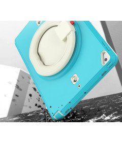 Ohišje za iPad 8/9 10,2" s stojalom in naramnico Turquoise