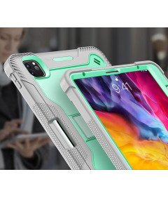 Etui do iPad Air 4/5/ Pro 11” z Podstawką i Paskiem na Ramię Miętowe