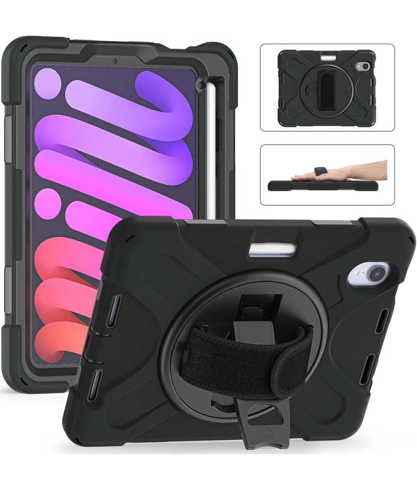 Etui do iPad Mini 6 8,3” z Podstawką i Miejscem na Rysik Czarne