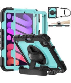 Ohišje za iPad Mini 6 8,3" s stojalom in naramnico Mint