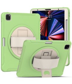Ohišje za iPad Air 5/Air 4/Pro 11" stojalo in držalo za pisalo Zeleno