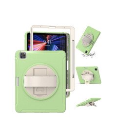 Ohišje za iPad Air 5/Air 4/Pro 11" stojalo in držalo za pisalo Zeleno