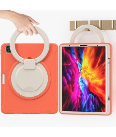 Ohišje za iPad Pro 5/4/3 12,9" Stojalo in pisalo Stylus Pen Orange