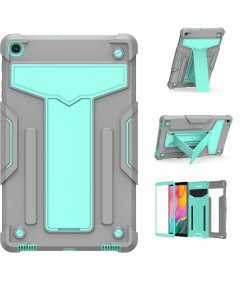 Ohišje za Samsung Galaxy Tab S8+/S7 FE/S7+ 12,4" s stojalom sive barve