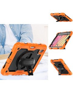 Etui do iPad Mini 6 8.3" z Podstawką i Paskiem na Ramię Pomarańczowe