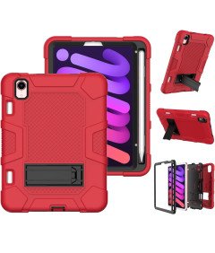 Etui do iPad Mini 6 8.3" z Podstawką i Miejscem na Rysik Czerwone