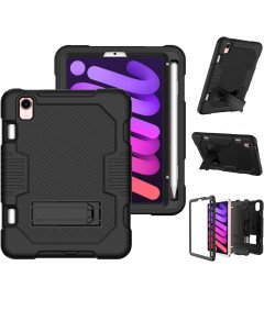 Etui do iPad Mini 6 8.3" z Podstawką i Miejscem na Rysik Czarne