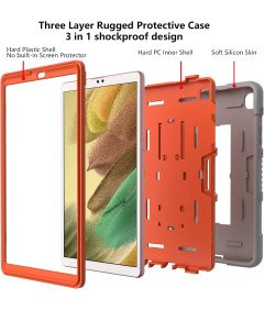 Etui do Galaxy Tab A7 Lite 8.7” Pancerne z Podstawką Szare