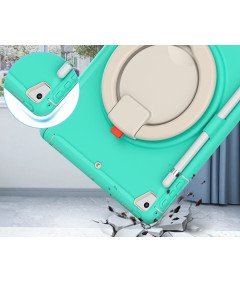 Etui do iPad 9/8/7 10.2" z Podstawką i Miejscem na Rysik Miętowe