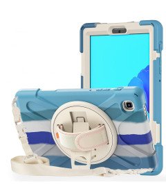 Ohišje za Samsung Galaxy Tab A7 10,4" z naramnico Modro