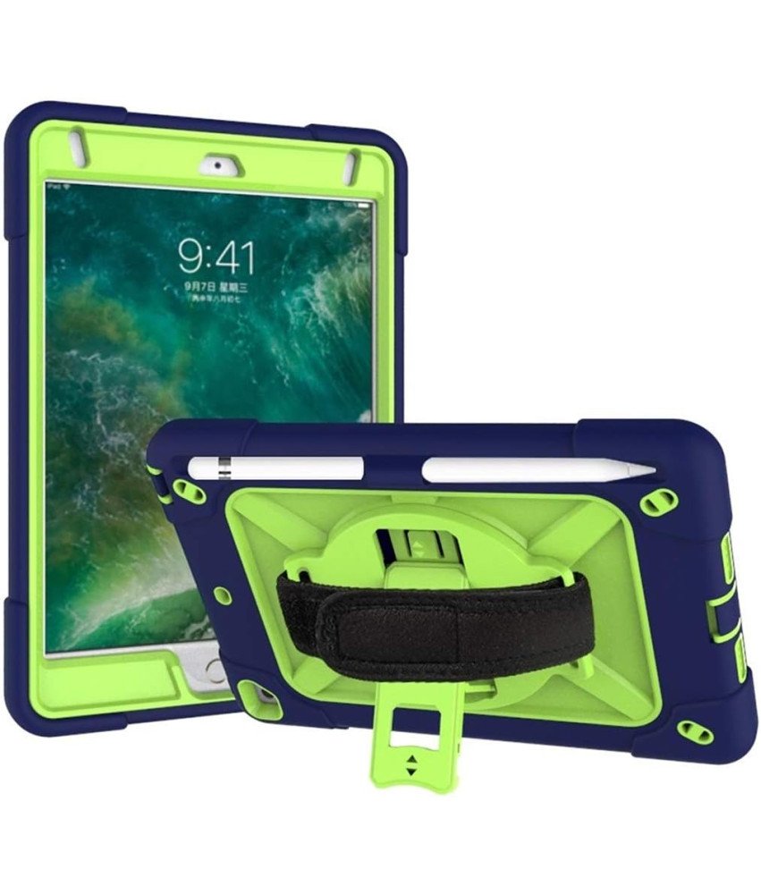 Ohišje za iPad Pro 6/5 9,7" s stojalom in naramnim pasom mornarsko modro