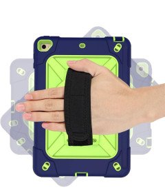 Ohišje za iPad Pro 6/5 9,7" s stojalom in naramnim pasom mornarsko modro