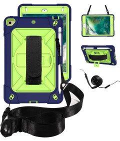 Etui do iPad Pro 6/5 9.7” z Podstawką i Paskiem na Ramię Granatowe