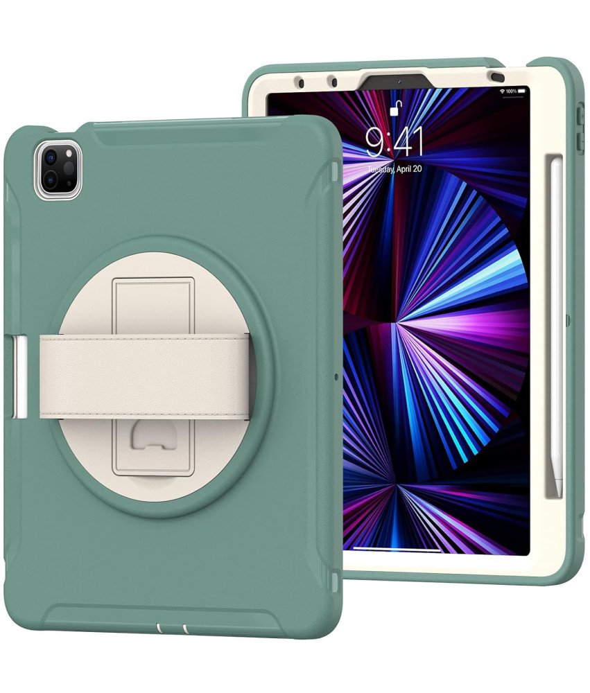 Ohišje za iPad Pro 3/2/1 11" s stojalom in držalom za pisalo Zeleno