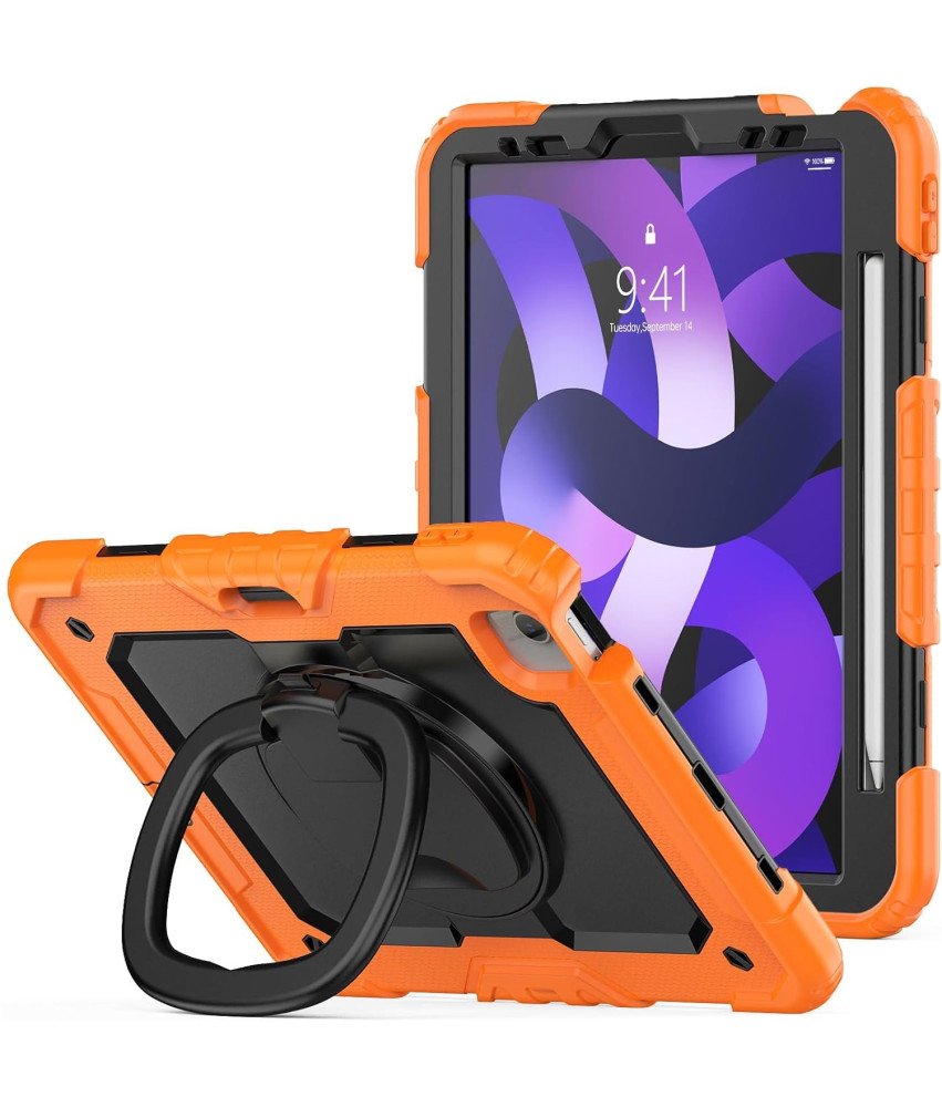 Ohišje za iPad Pro 3/2/1 11" Stojalo in pisalo Stylus Pen Orange