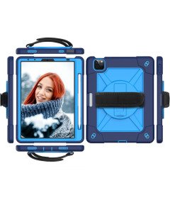 Ohišje za Air 5/Air 4/Pro 11" s stojalom in ramenskim pasom mornarsko modro