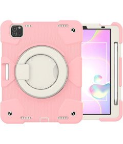 Etui do iPad Mini 6 8.3” z Podstawką i Miejscem na Rysik Różowe