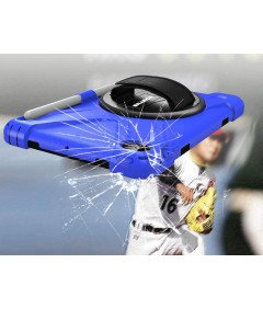 Etui do iPad Mini 4/5 z Podstawką i Paskiem na Ramię Niebieskie