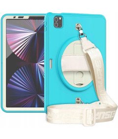 Ohišje za iPad Mini 6 8,3" s stojalom in naramnico Turquoise