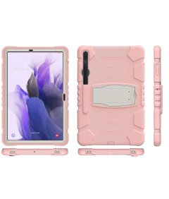 Etui do Samsung Galaxy Tab S7 FE Podstawka i Miejsce na Rysik Różowe