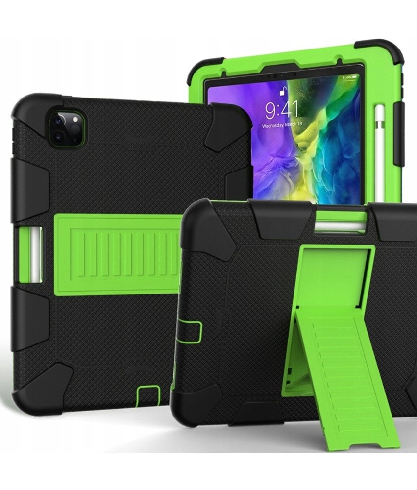 Ohišje za iPad Air 5/Air 4/Pro 11" Stojalo in držalo za pisalo Black