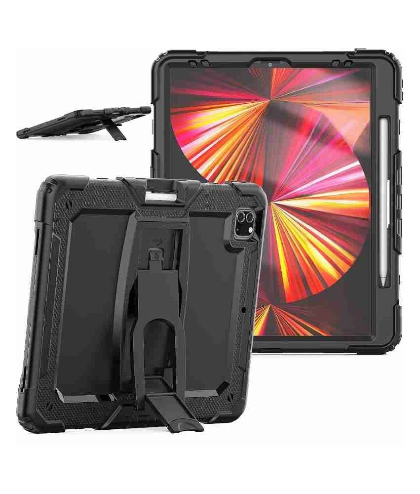 Etui do iPad Air 5/Air 4/Pro 11" z Podstawką i Paskiem na Ramię Czarne